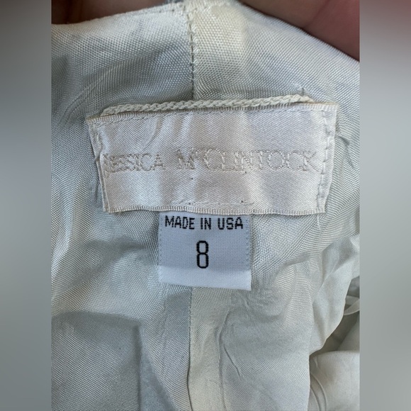 vintage 90s jessica mcclintock soft floral maxi dress size 8 - Picture 11 of 13